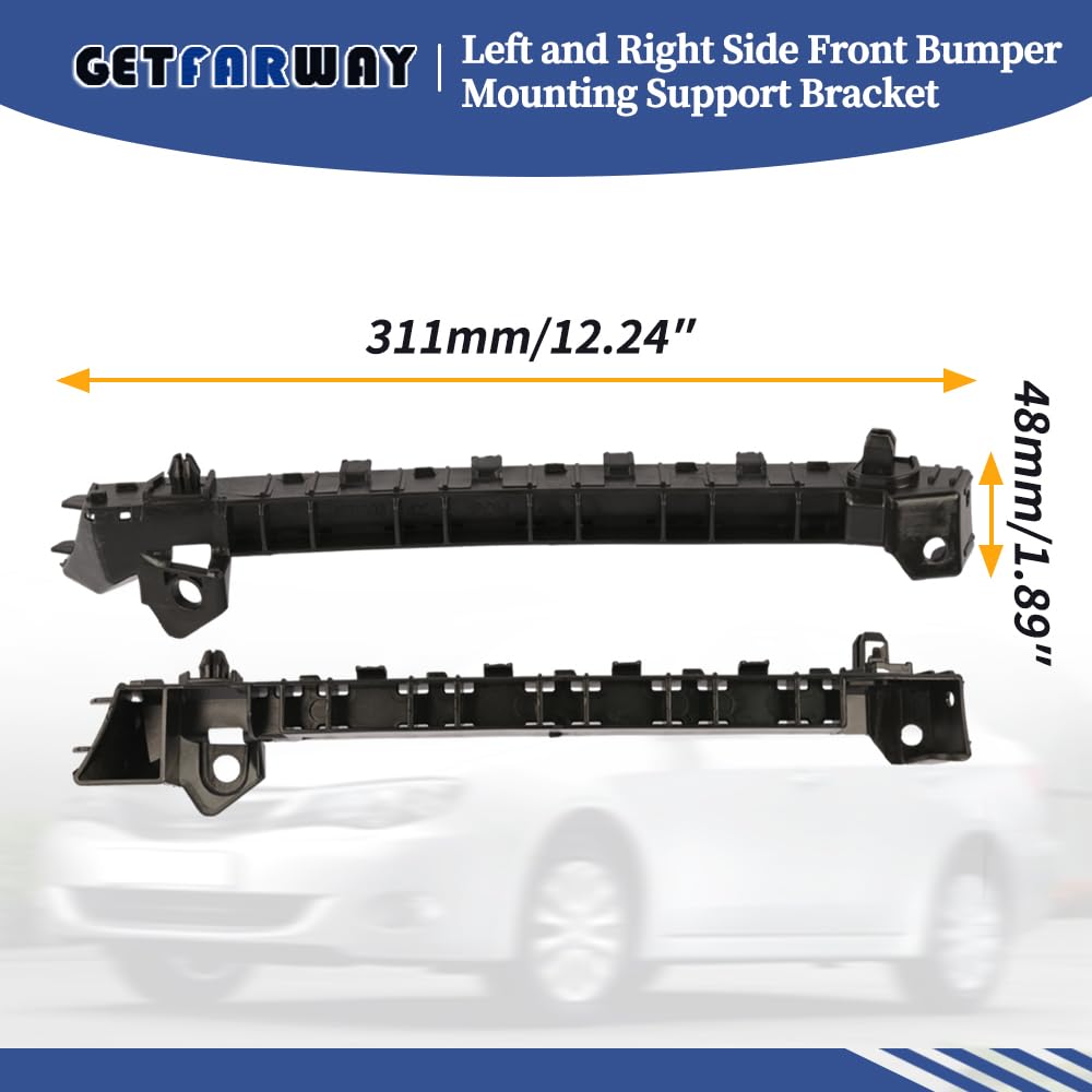 Getfarway bumper bracket packaging includes 1 set per order.