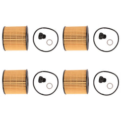 Getfarway engine oil filter front view shows clean oil flow and protection