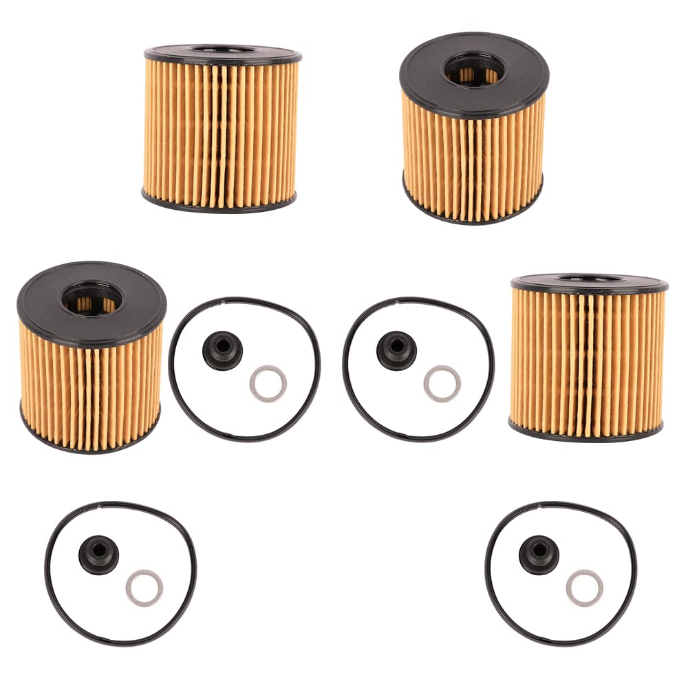 Getfarway engine oil filter side view demonstrates durable construction for reliability
