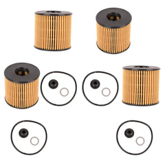Getfarway engine oil filter side view demonstrates durable construction for reliability