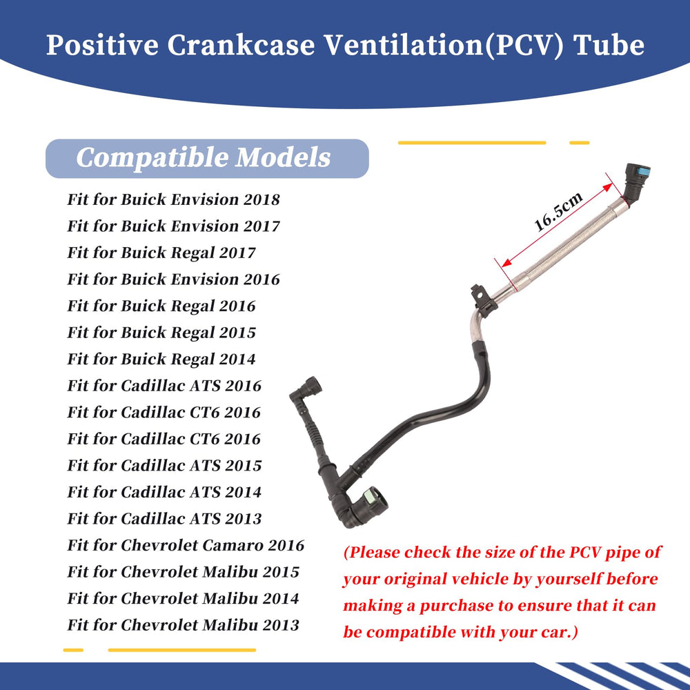 Getfarway PCV tube for Cadillac CT6 install shows straightforward replacement.
