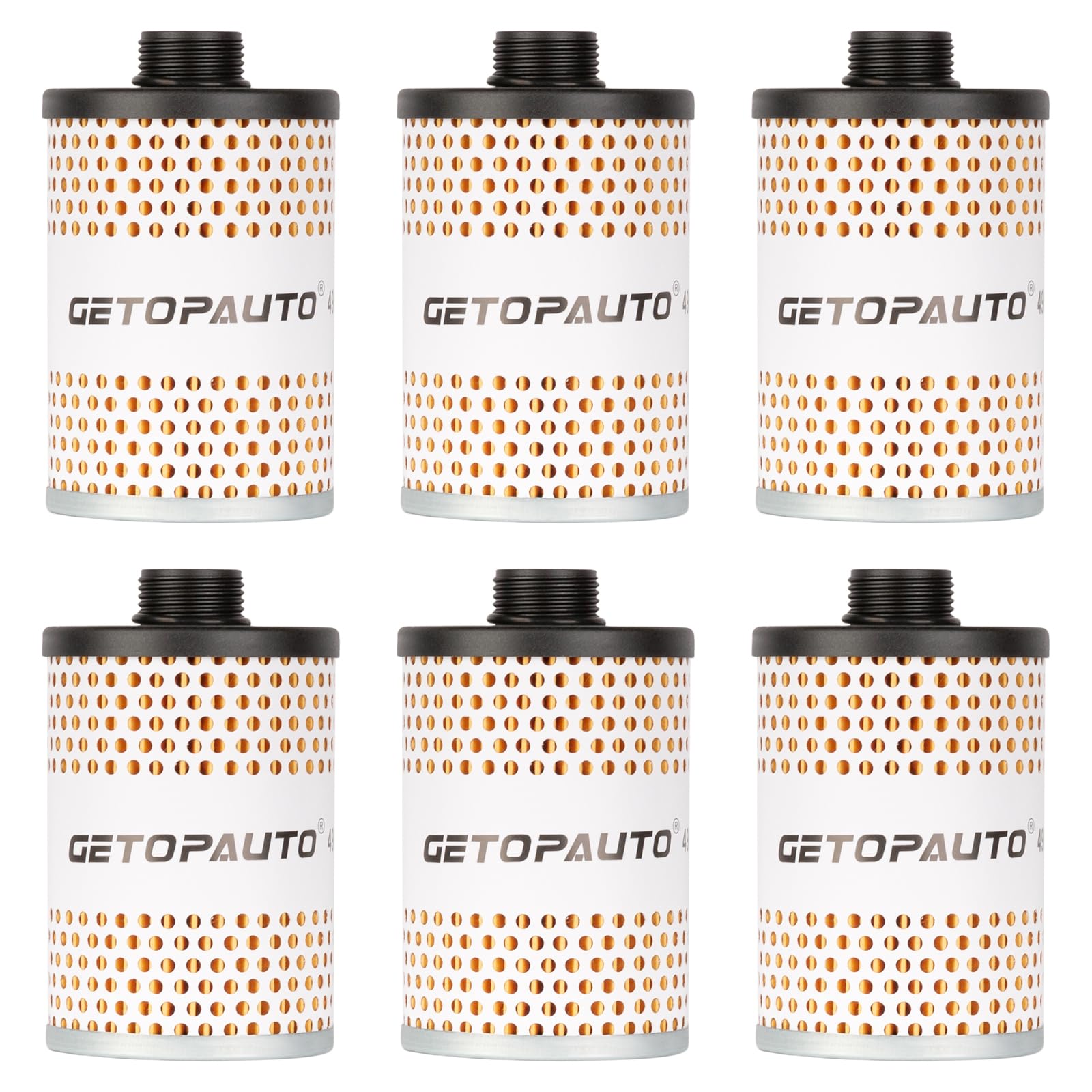 GETOPAUTO 496-5 fuel filter element with protective sheet safeguards pressure.
