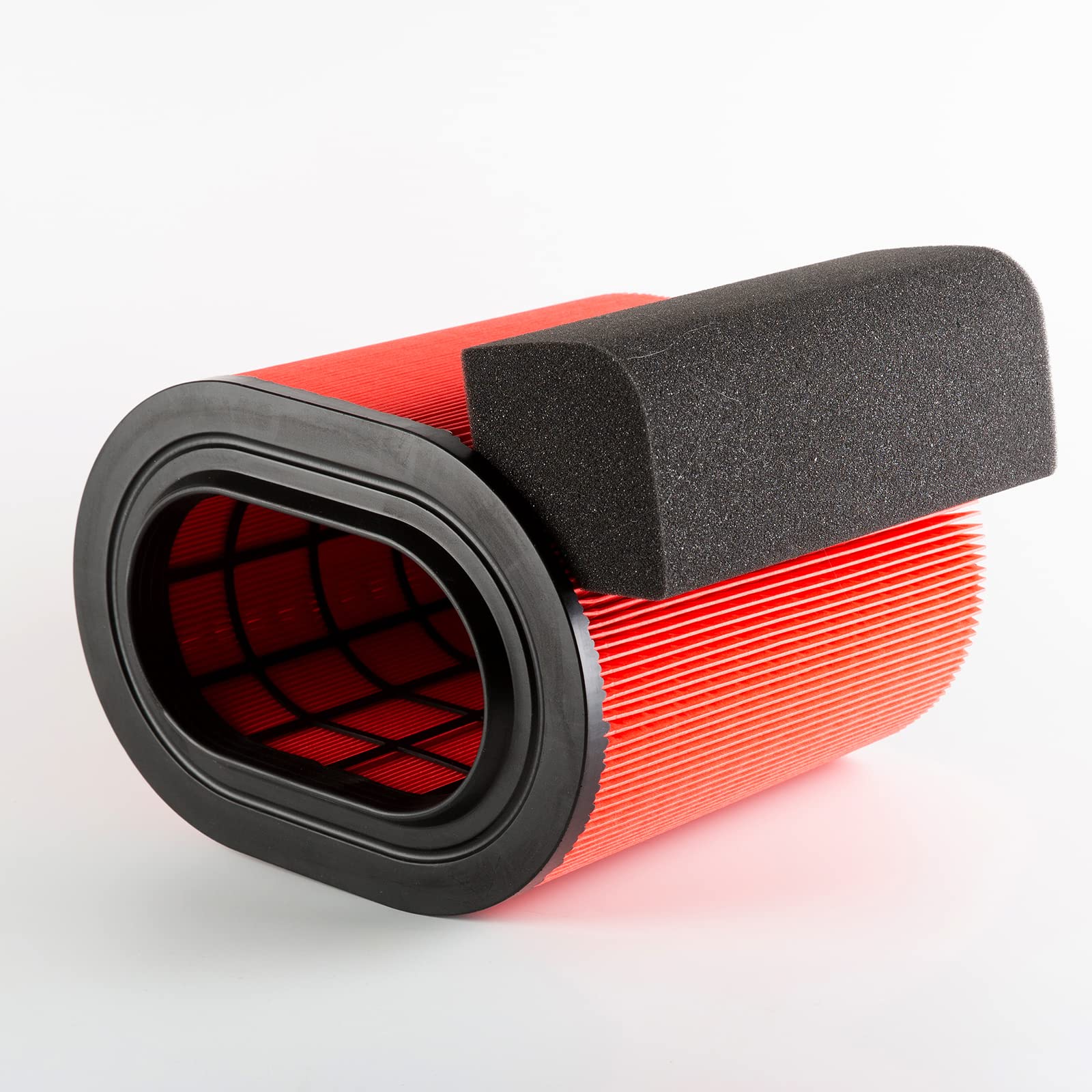 GETOPAUTO HighFlow FA-1927 in-vehicle install demonstrates proper fit with 6.7L Powerstroke