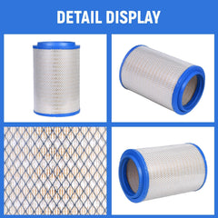 GETOPAUTO P606720 truck air filter VNM fit helps protect the engine from contaminants.