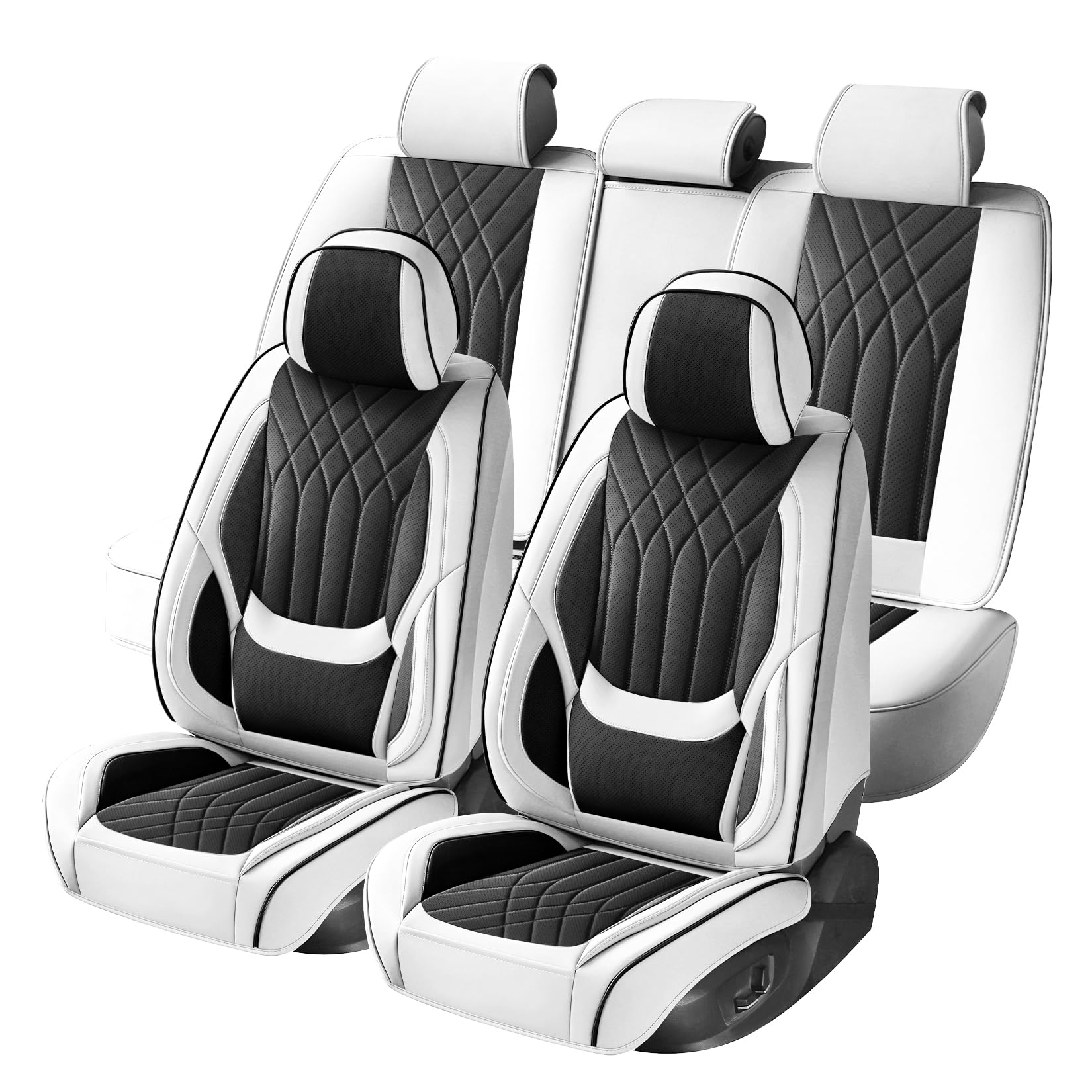 GEZHOUBA rear seat left view shows waterproof protection for daily use.