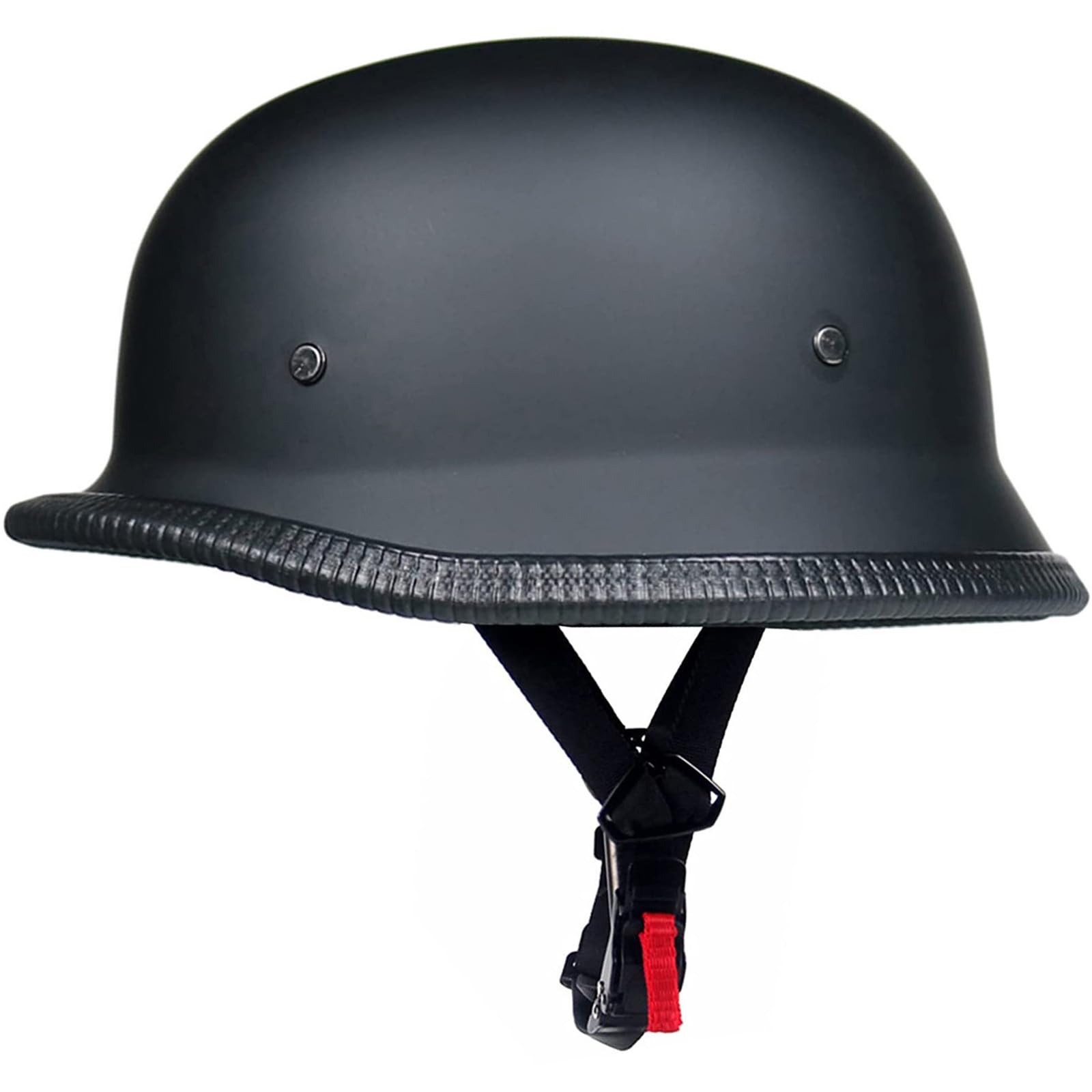 GFUERUFQ German Pilot Helmet front view with vintage styling for city rides