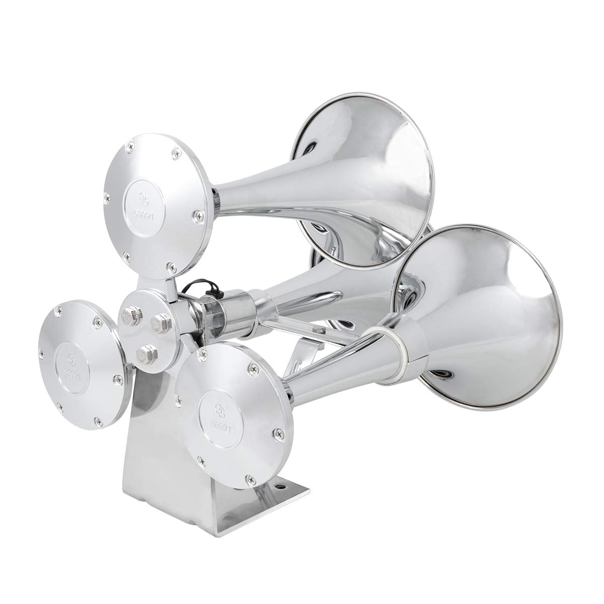 GG Grand General 69991 stainless steel brackets supporting the horn
