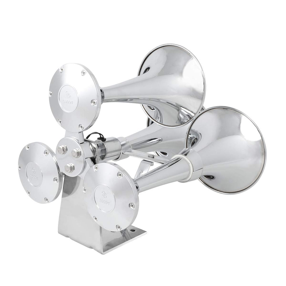 GG Grand General 69991 stainless steel brackets supporting the horn