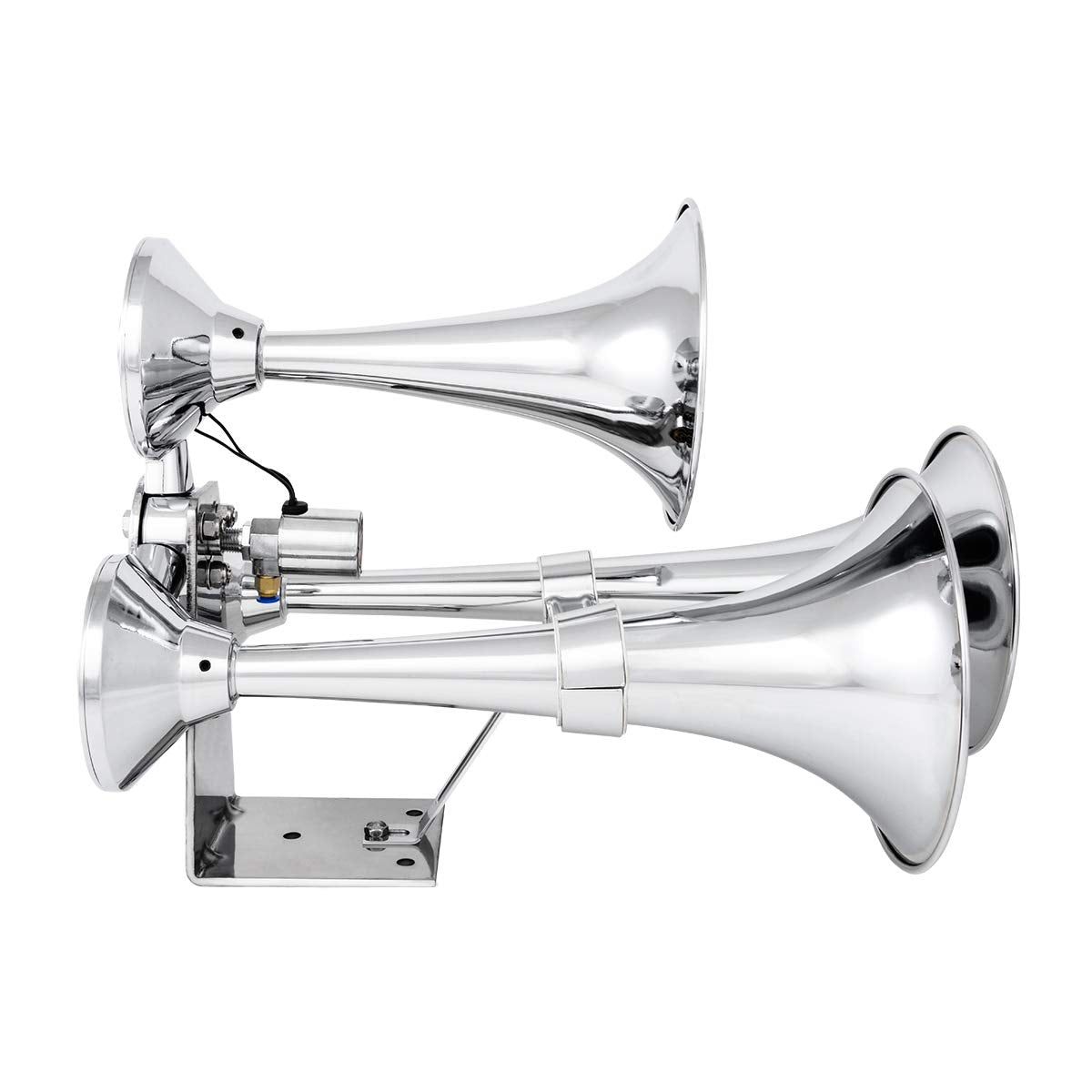 GG Grand General 69991 triple brass trumpets mounted on stainless brackets