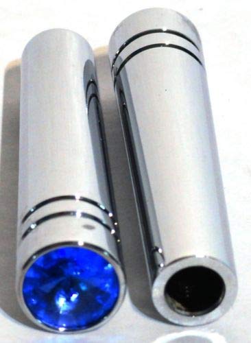 GG Grand General 92881 chrome switch extension with blue crystal improves reach on Peterbilt