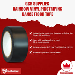 GGR Supplies CVT-536 dance floor tape roll for quick layout.