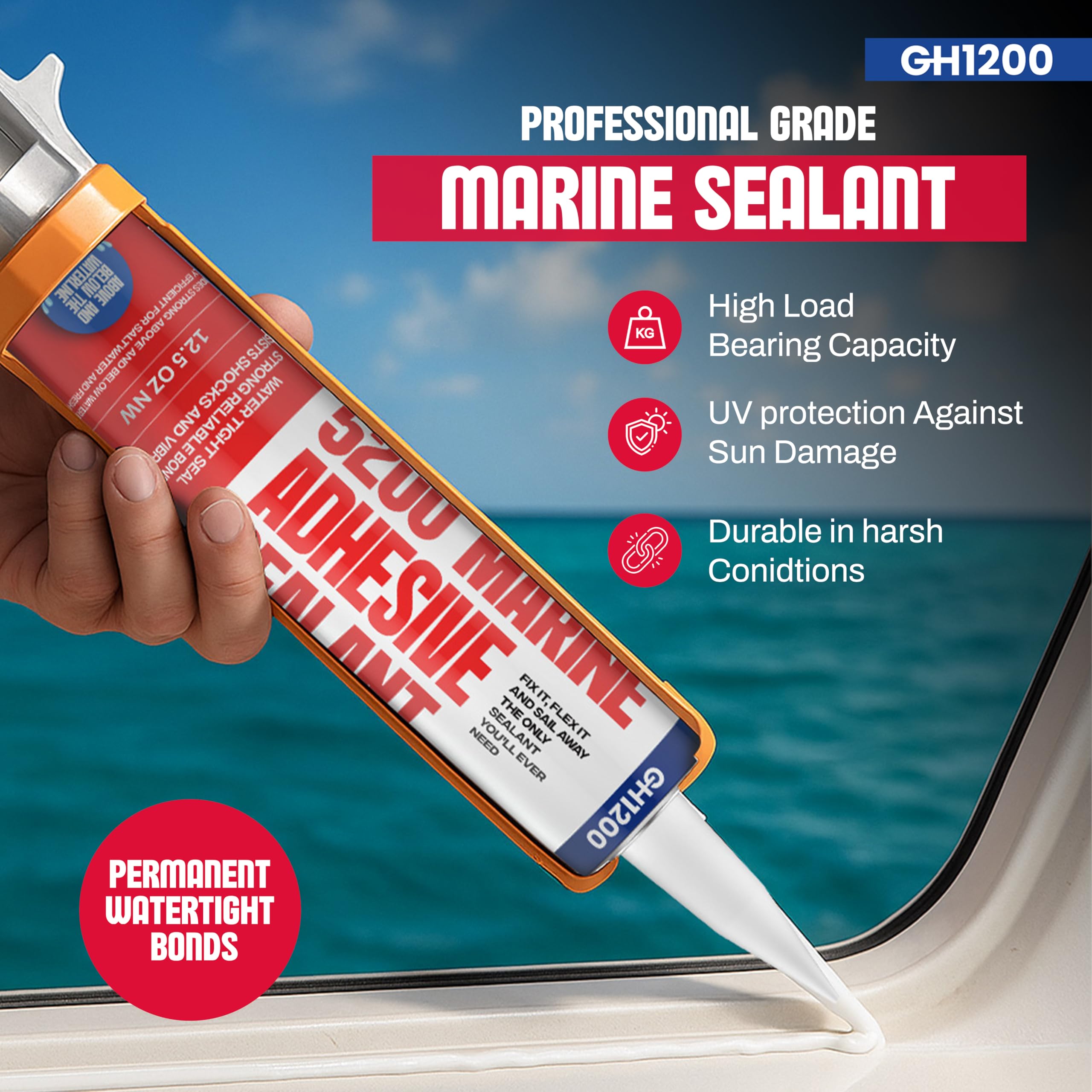GH1200 5200 precision nozzle enabling controlled bead application