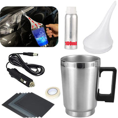 Ghguole headlight atomizing cup for efficient restoration and even heat distribution.