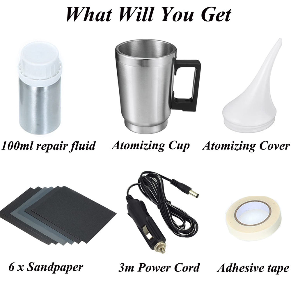 Ghguole headlight vapor renovation kit enables fast, even restoration with UV protection.