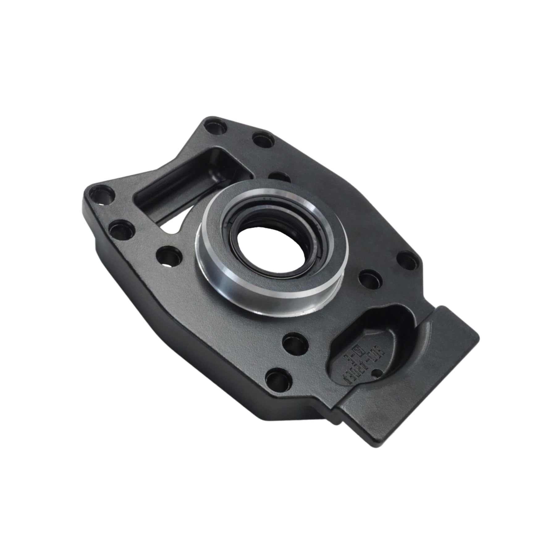 Impeller in hand near engine hose area for installation