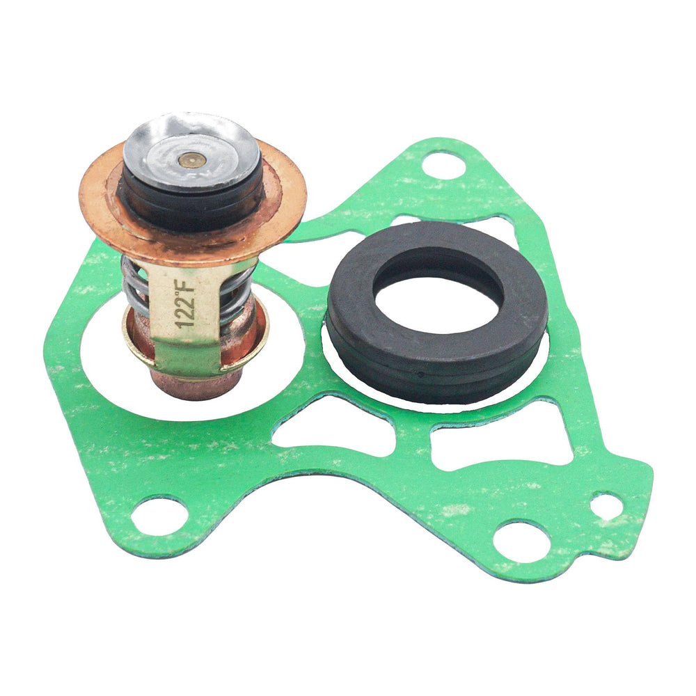 GHmarine thermostat kit front view illustrating complete replacement for Yamaha outboard cooling systems.