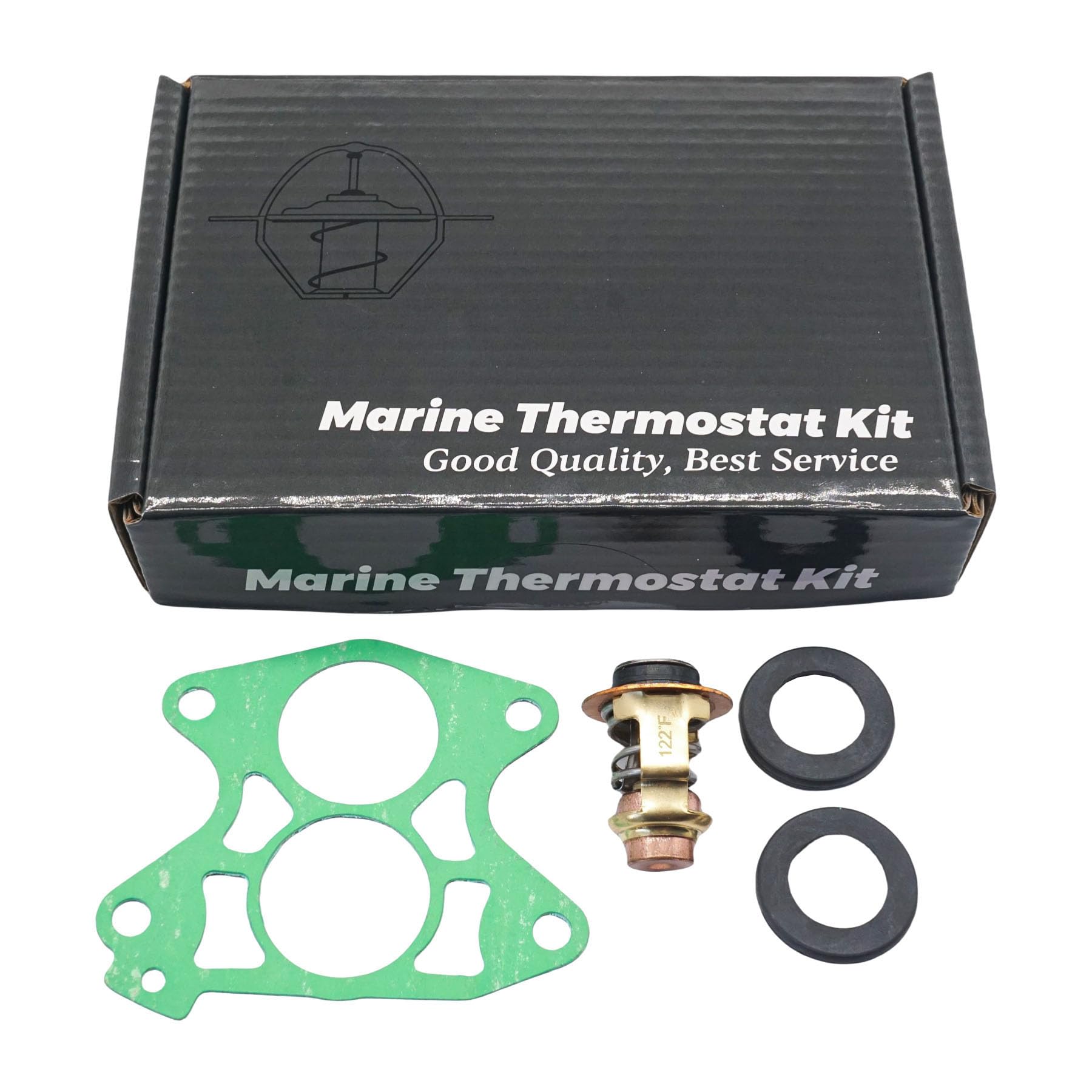 GHmarine thermostat kit side view highlighting compact design for in-hatch installation.
