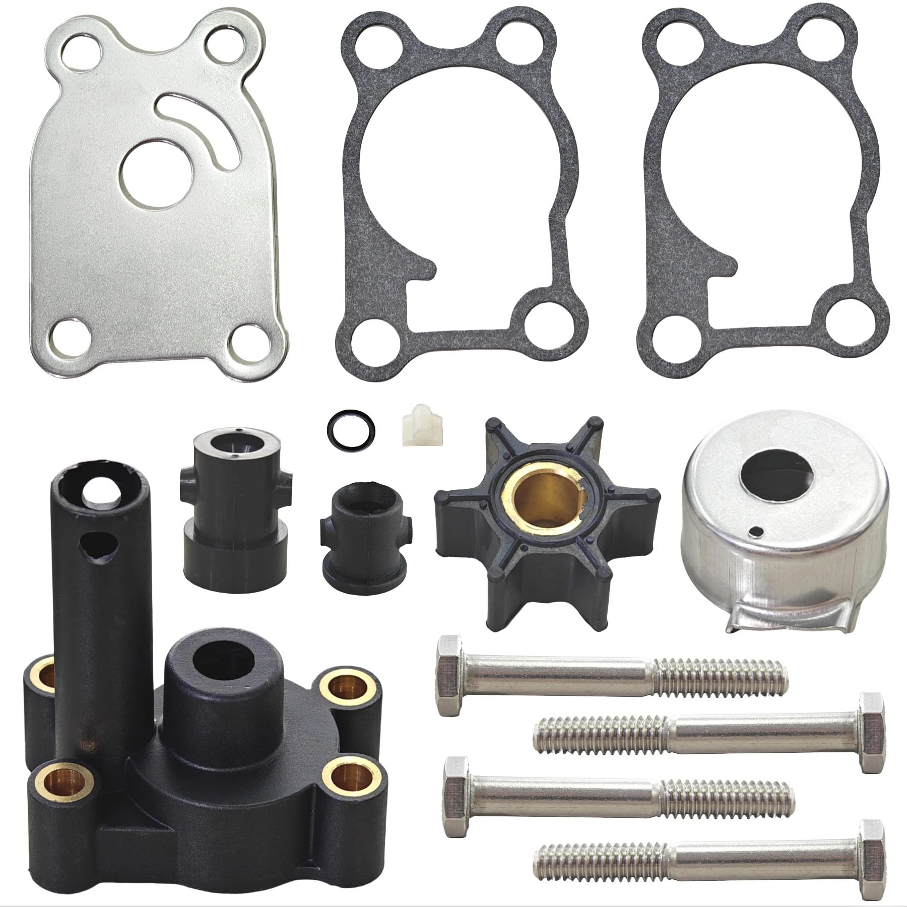 GHmarine water-pump impeller kit for Johnson/Evinrude 4-8hp, ready for installation