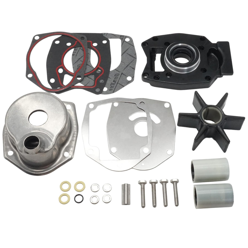 Stainless wear plate and nylon PA66 components for durable water pump assembly
