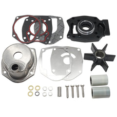 Stainless wear plate and nylon PA66 components for durable water pump assembly