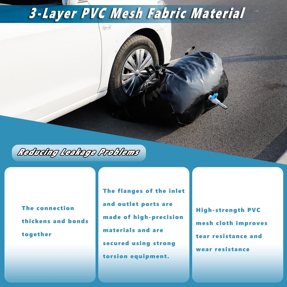 GHOSOONE double-sided PVC-coated fabric offers durable, weather-resistant construction.