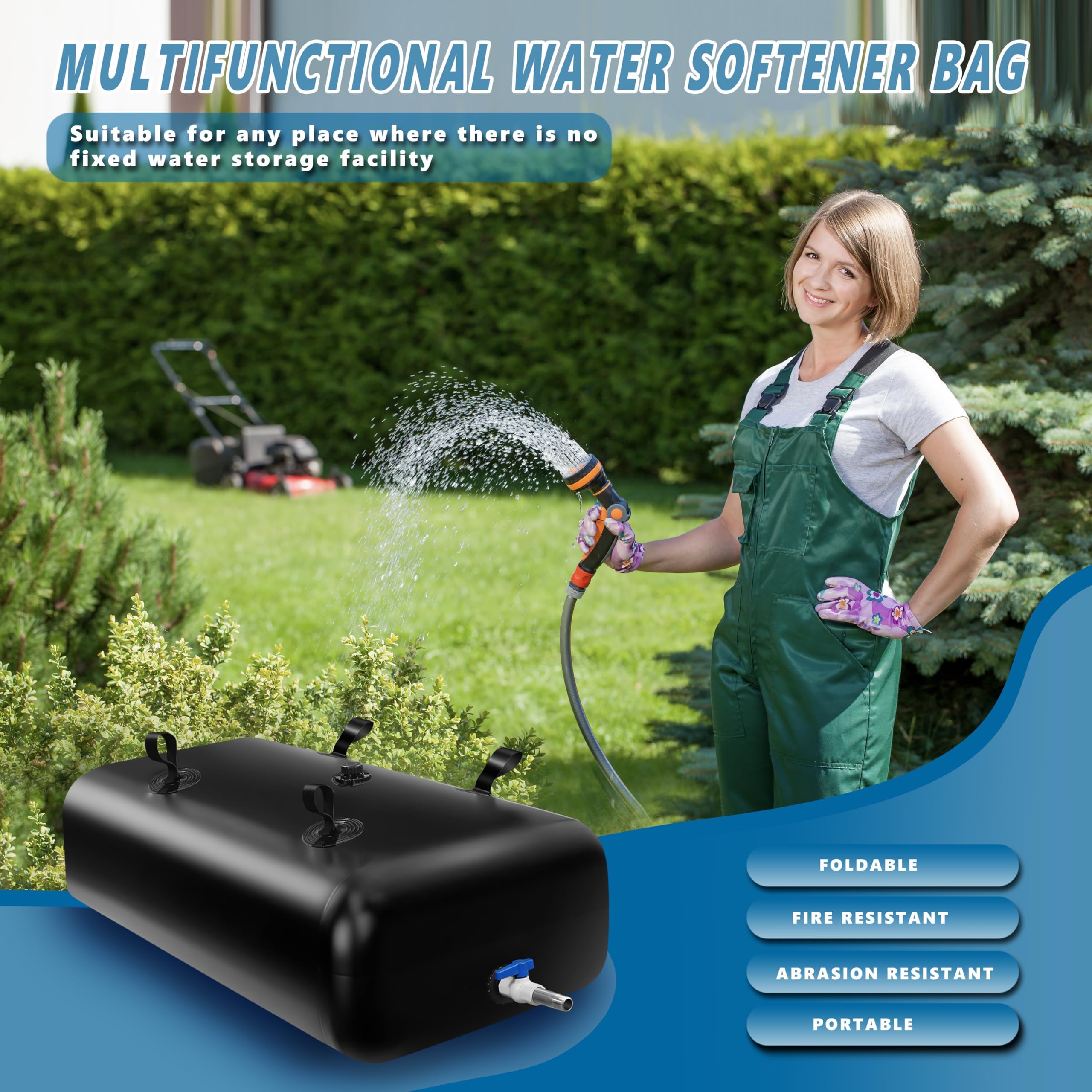 GHOSOONE inlet and outlet valves enable easy water topping and dispensing.