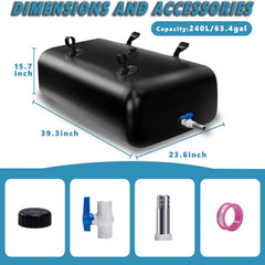 GHOSOONE water bladder folded-compact emphasizes easy transport and space-saving storage.