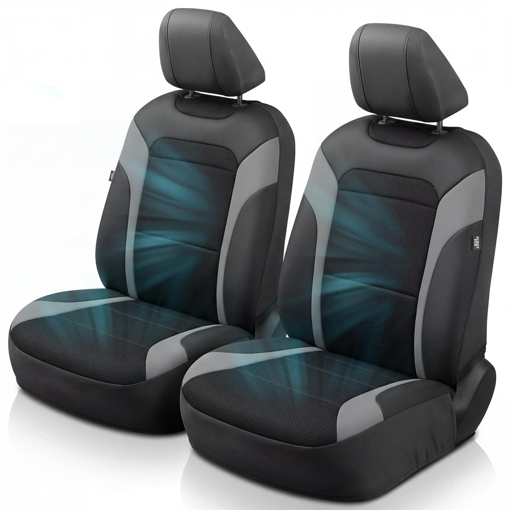GIANT PANDA air-cool mesh front seat cover on Subaru Outback improves cooling during drives