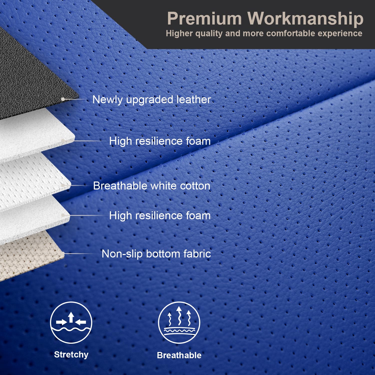 GIANT PANDA easy-install design with flap Velcro buckles