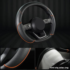 GIANT PANDA D Shape wheel cover diamond-pattern texture improves grip.