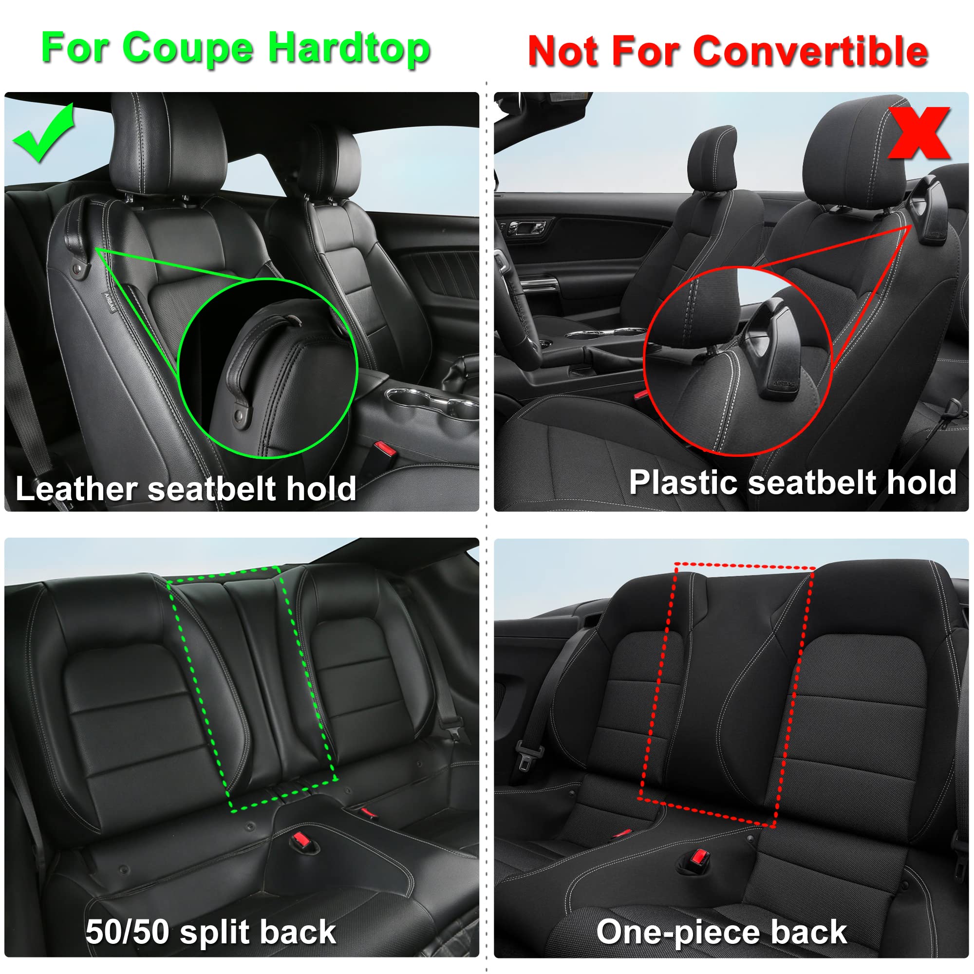 GIANT PANDA durable, easy-clean leatherette keeps seats looking new and resisting stains.