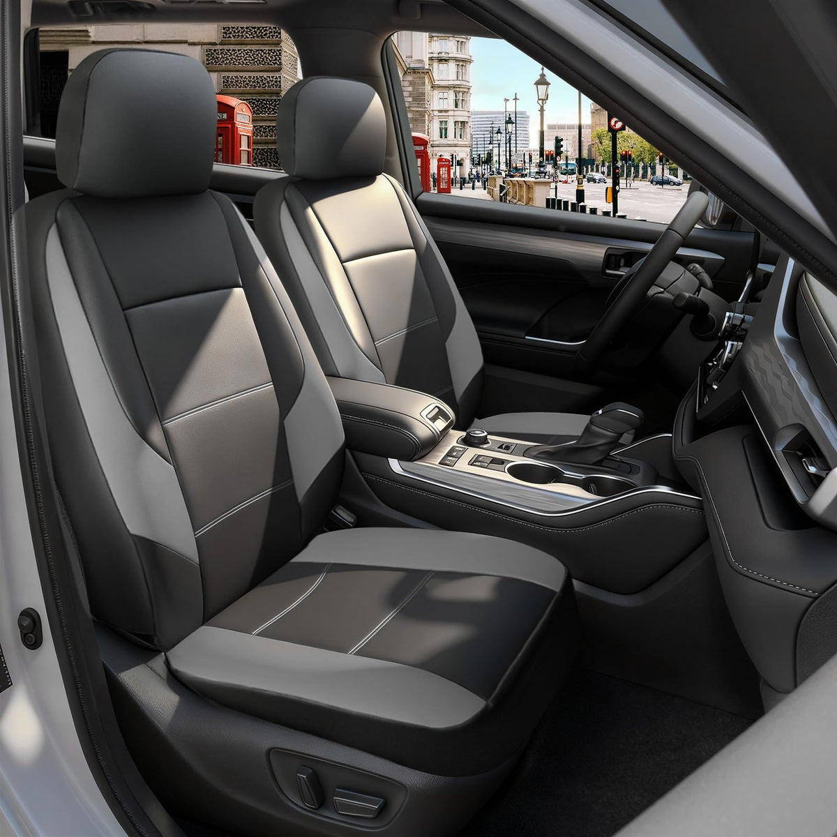 GIANT PANDA front seat cover for Ford Explorer keeps upholstery protected and easy to clean.