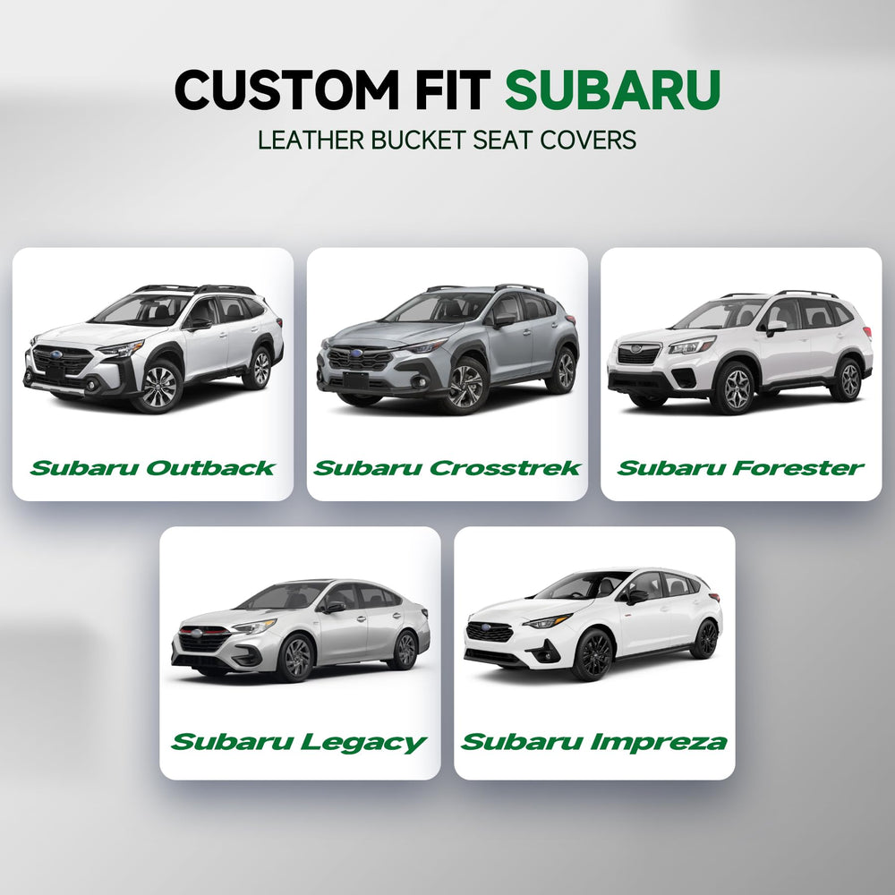 GIANT PANDA front seat cover fits Subaru Forester for scratch and spill protection.
