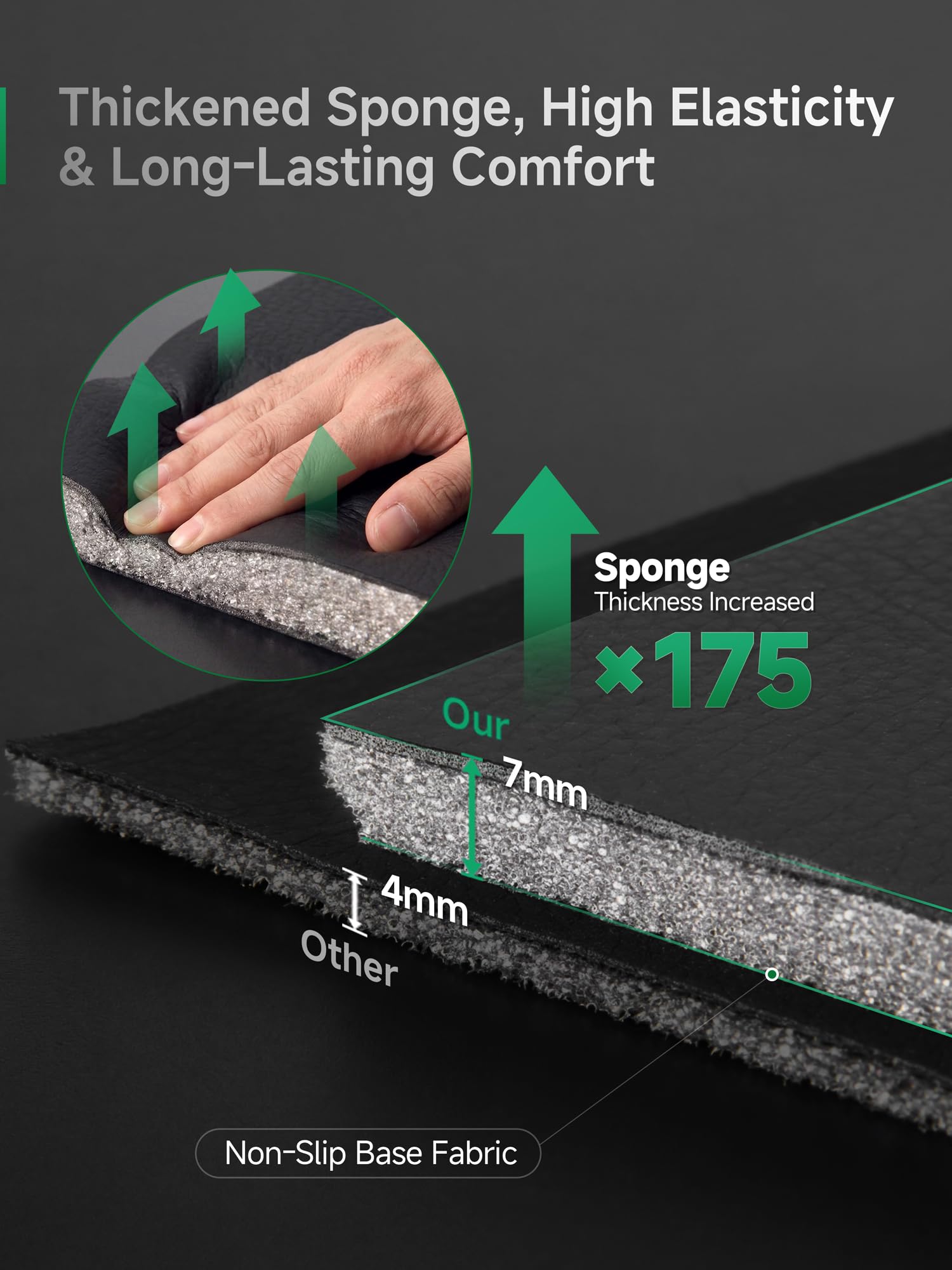 Giant Panda luxury edition with diamond quilting adds premium interior style.