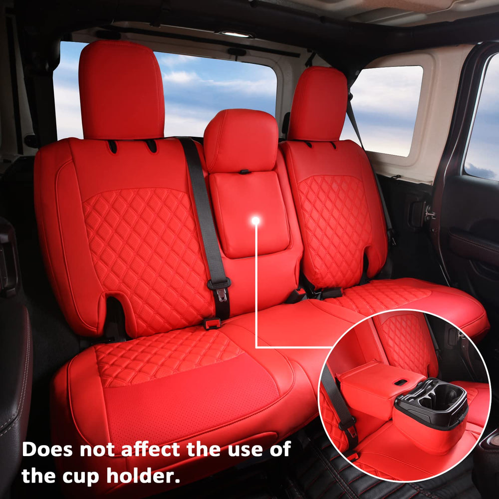 GIANT PANDA rear cup holder area keeps essentials within reach.