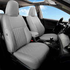 GIANT PANDA Pu leather full-set seat cover with diamond quilted design for Toyota RAV4
