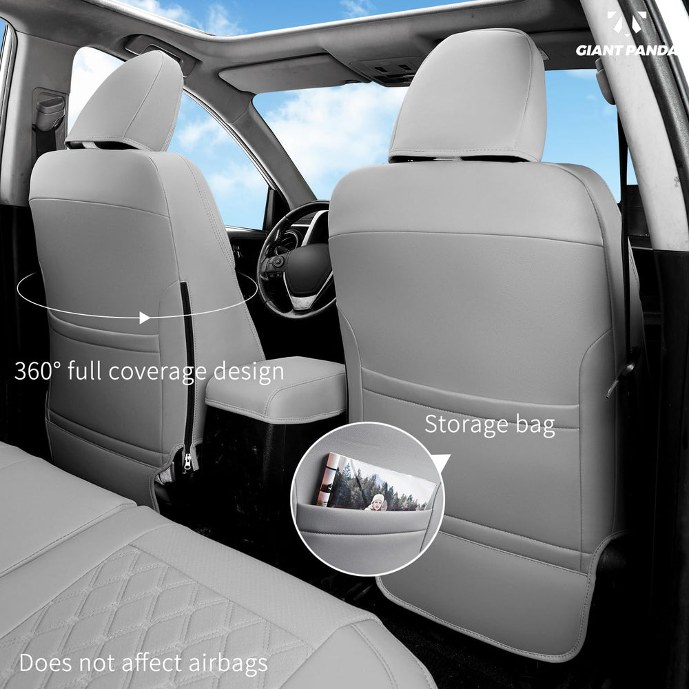 GIANT PANDA Pu leather cover with pass-through flap for easy installation