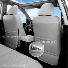 GIANT PANDA Pu leather cover with pass-through flap for easy installation