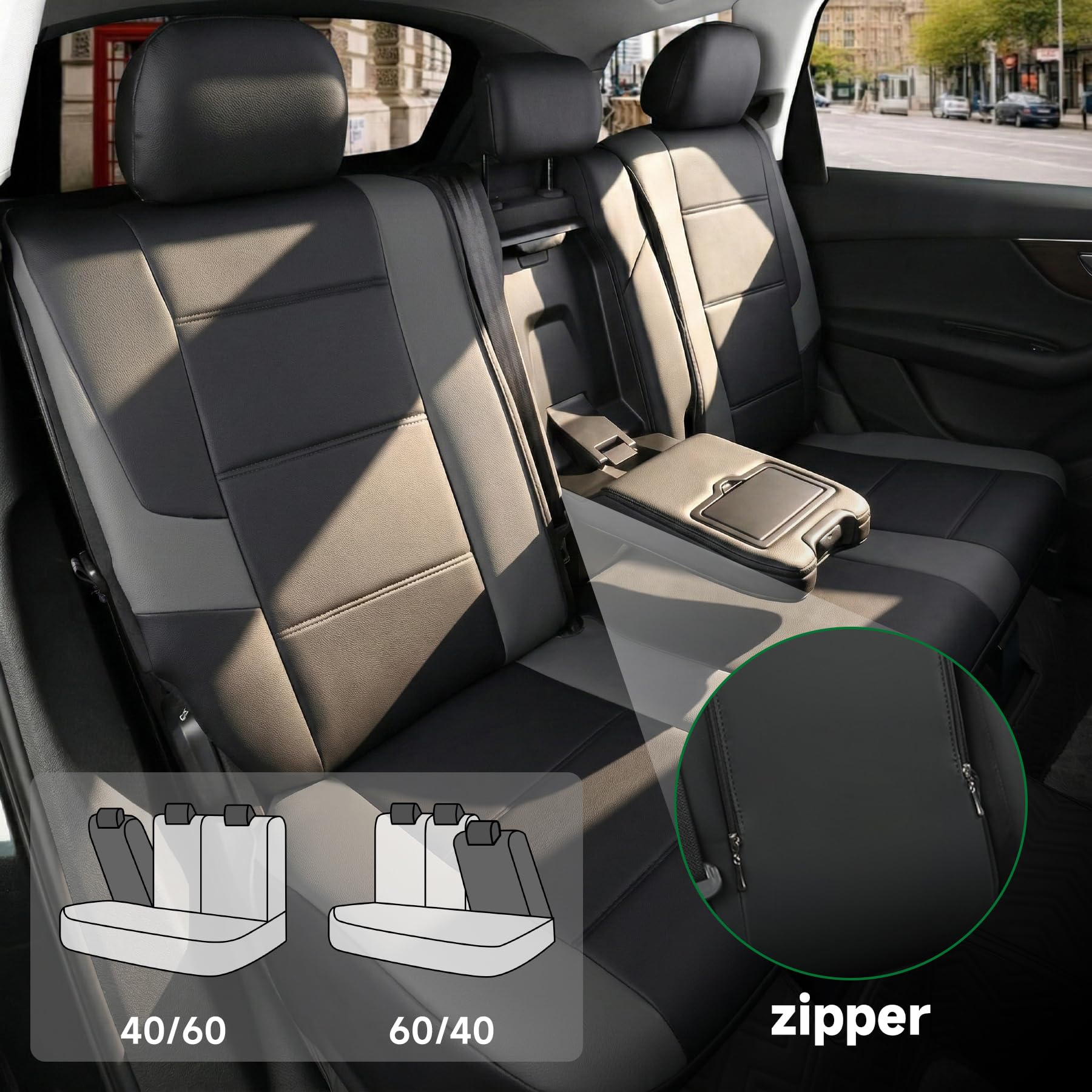 GIANT PANDA airbag-compatible seam on front seats ensuring safety