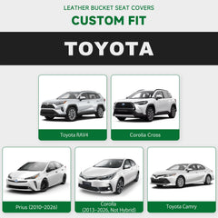 GIANT PANDA front-seat installation featuring classic faux leather finish