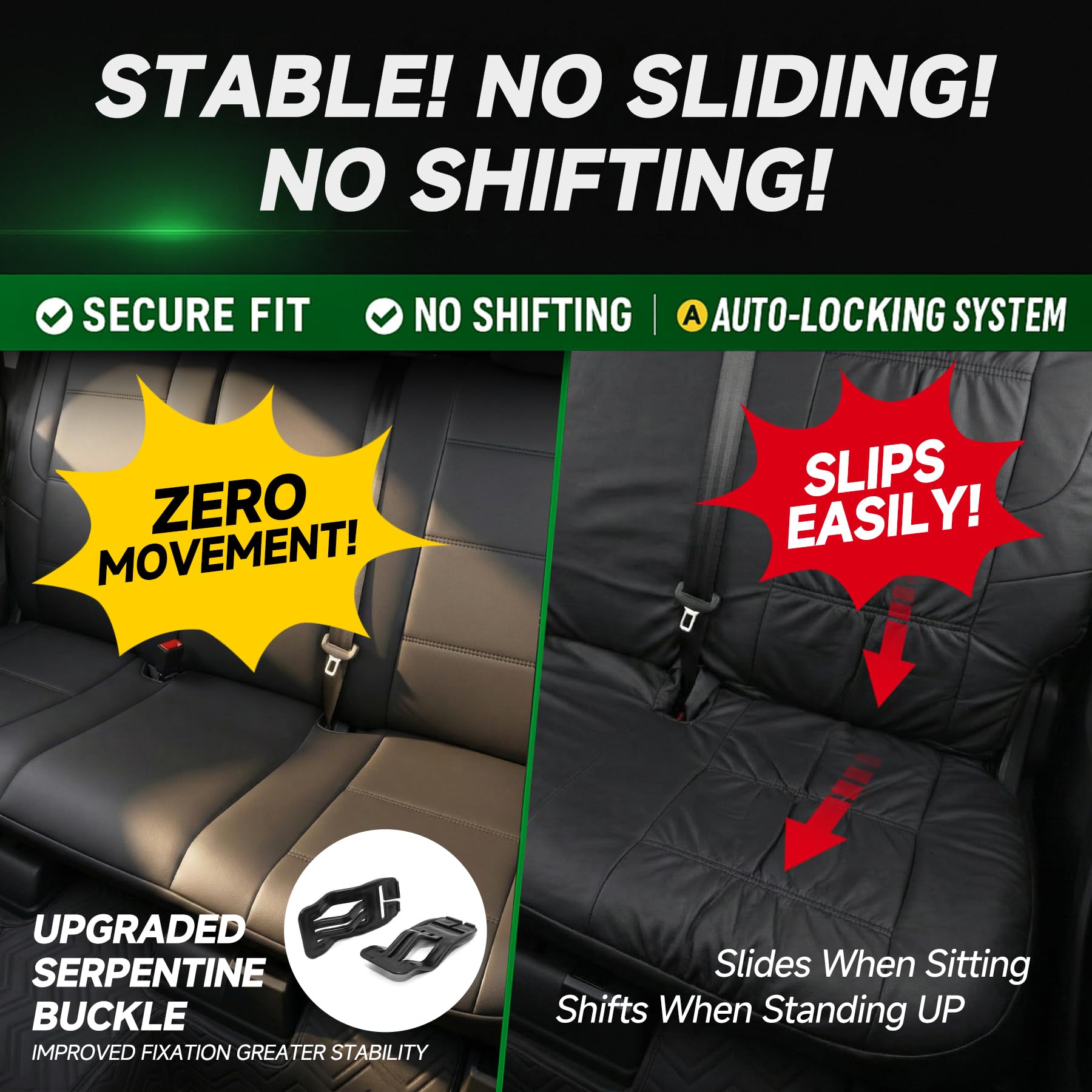 GIANT PANDA stain-resistant faux leather upholstery for everyday use