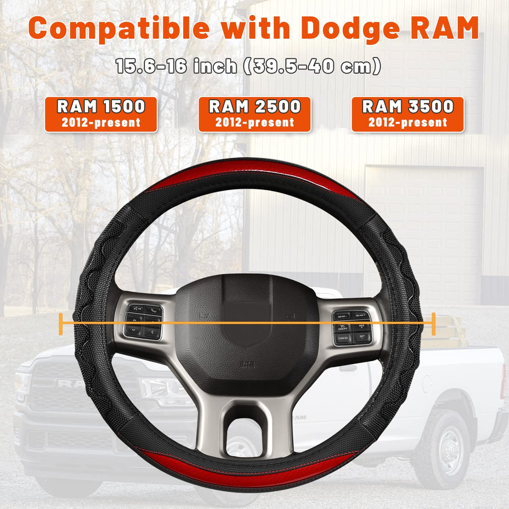 Honeycomb texture and breathable PVC improve comfort during long drives.