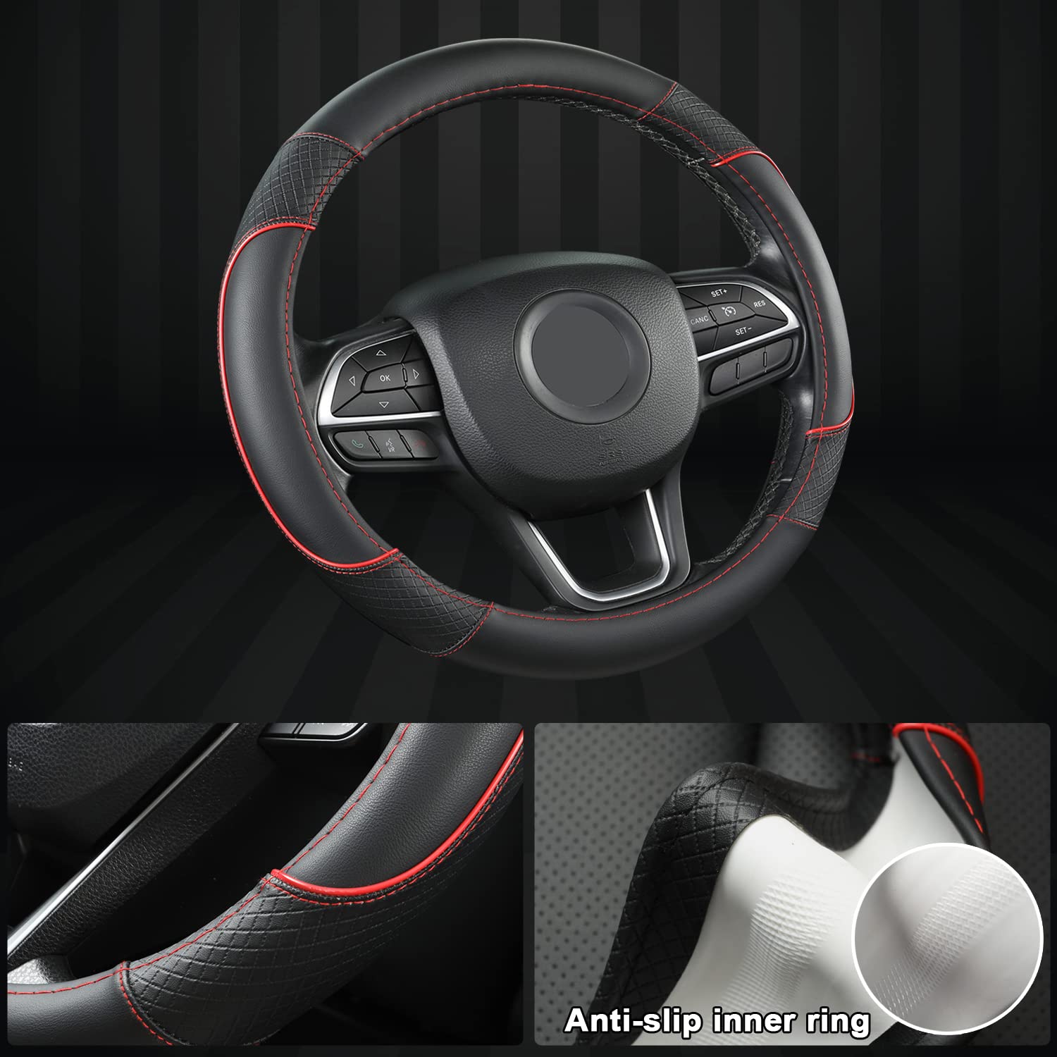 GIANT PANDA interior decoration that complements Jeep cabin style.