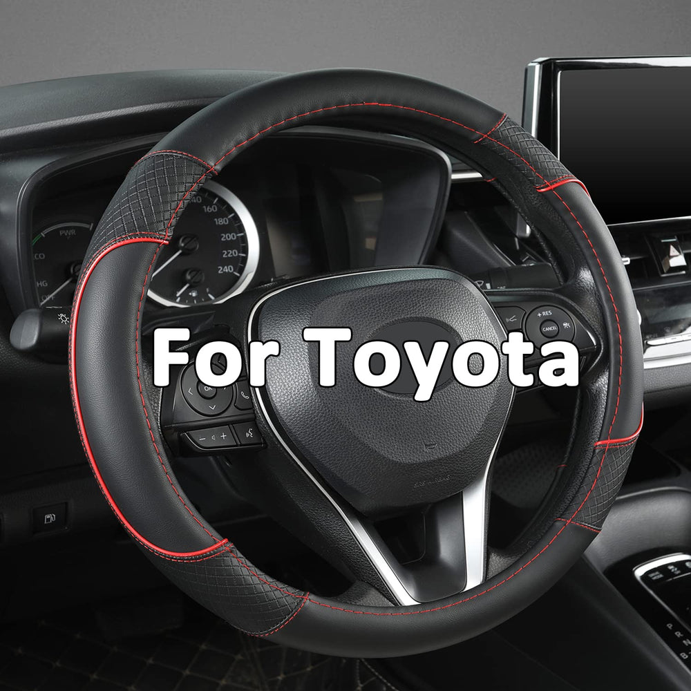GIANT PANDA steering wheel cover on Toyota Highlander enhances grip and style