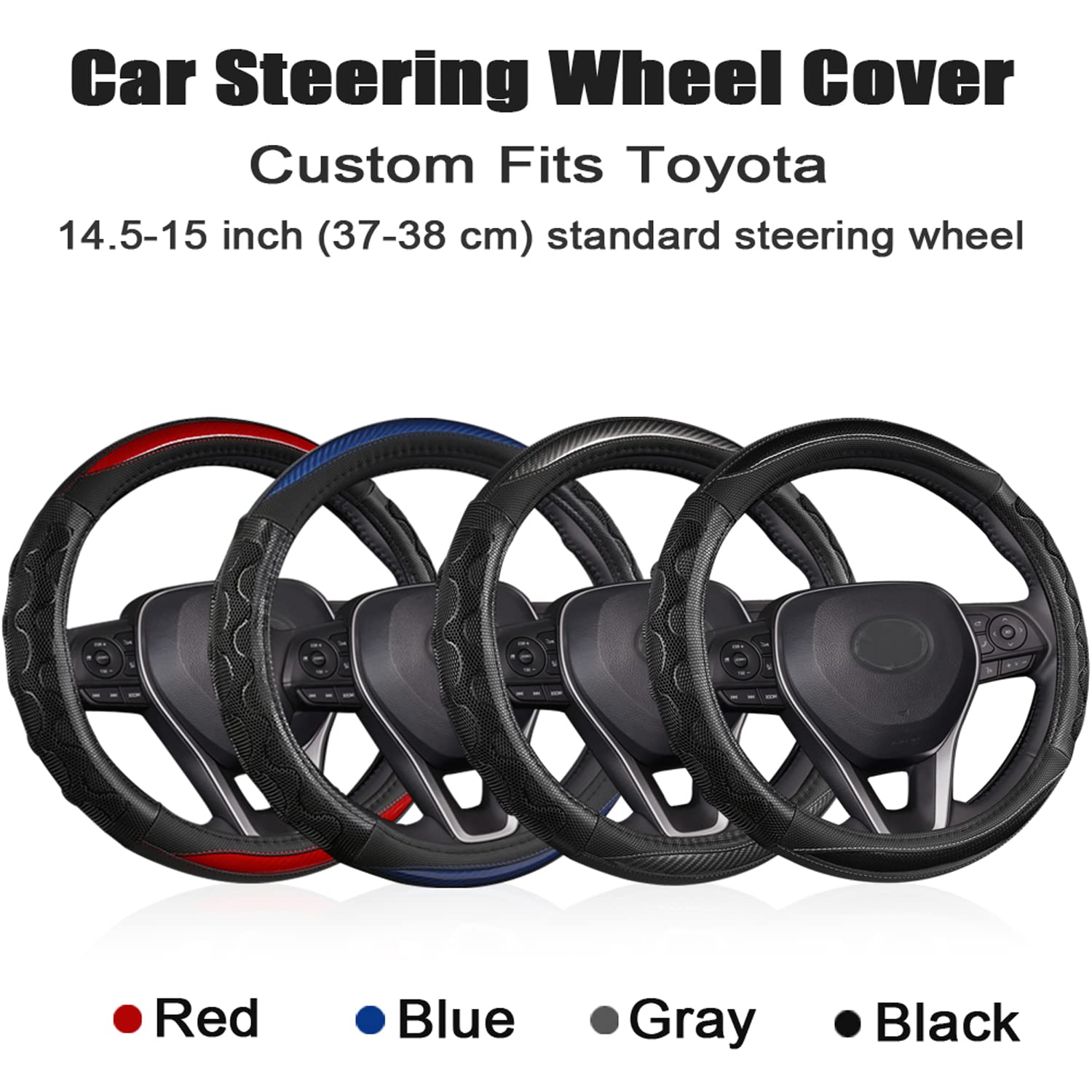 GIANT PANDA durable PVC leather withstands daily use in Toyota cabin.