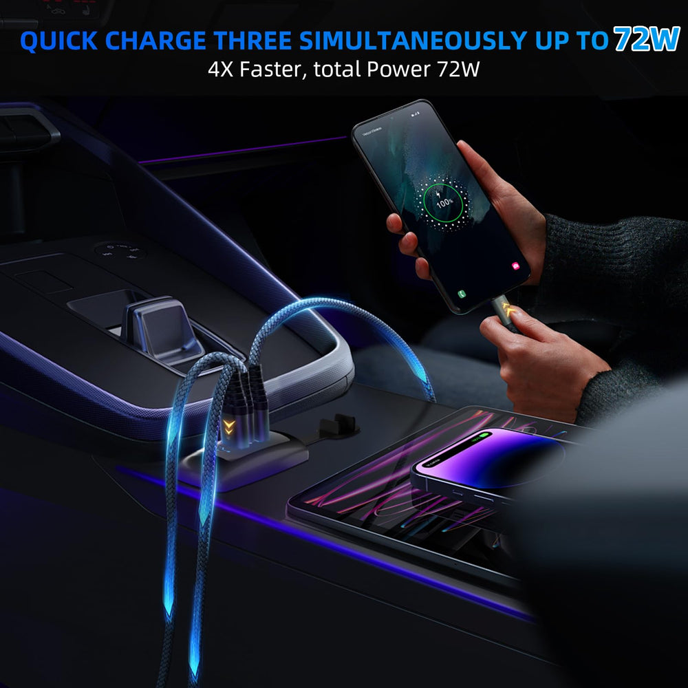 Gibbab two USB-A ports provide quick charging for accessories.