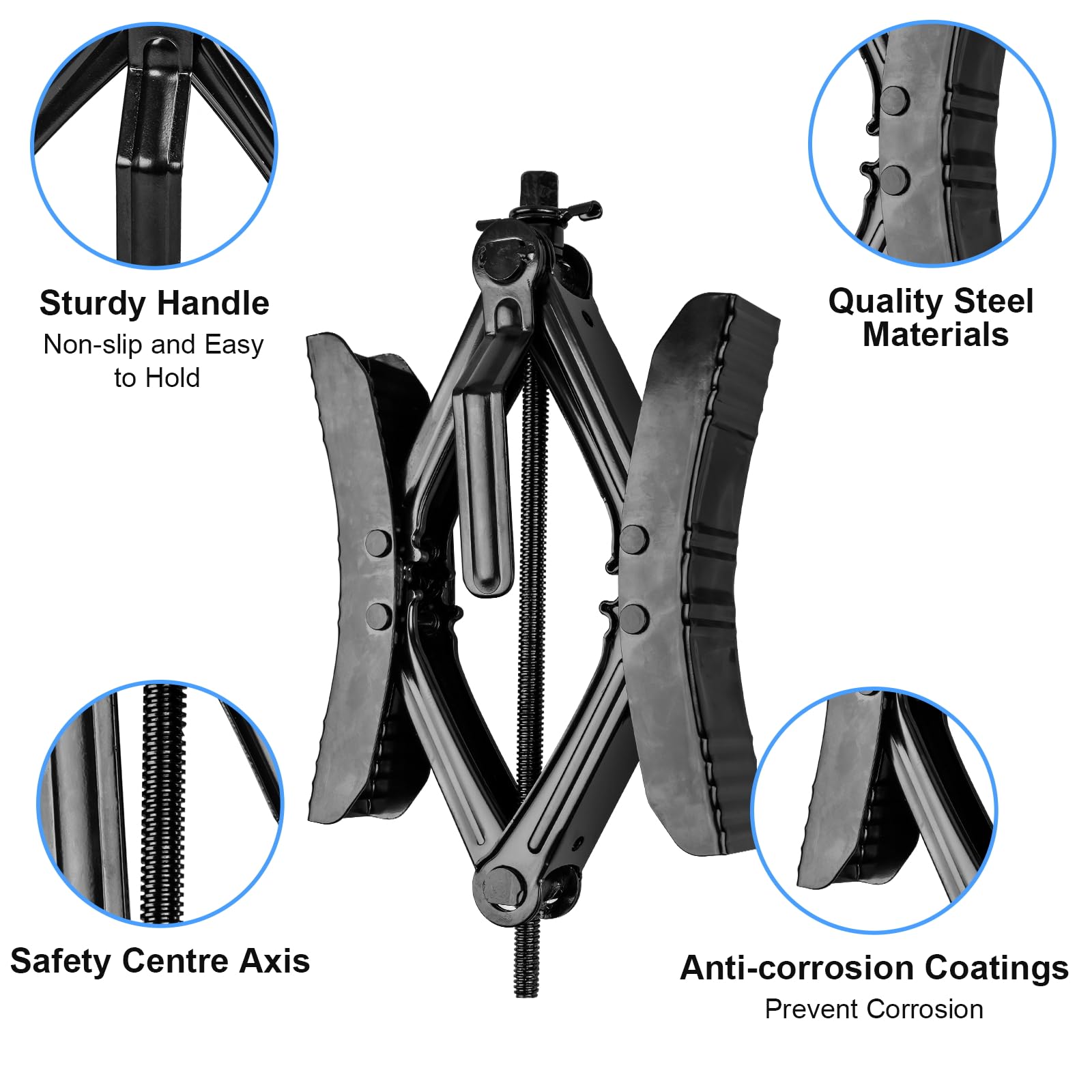 Gickbusus two-stabilizer set ensures balanced support for RV wheels