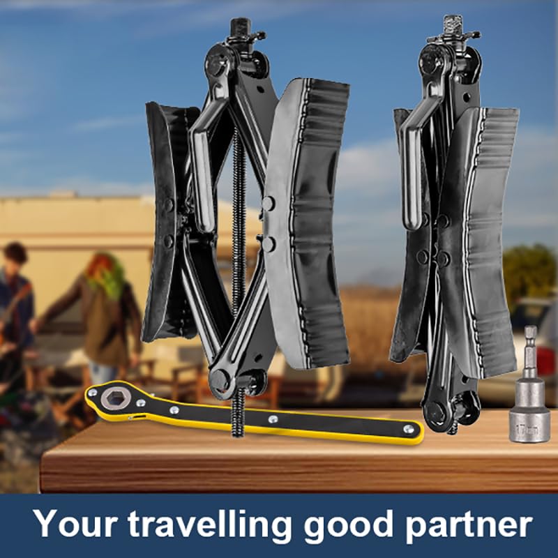 Gickbusus wide wheel compatibility (3.5–12 in) suits many RVs