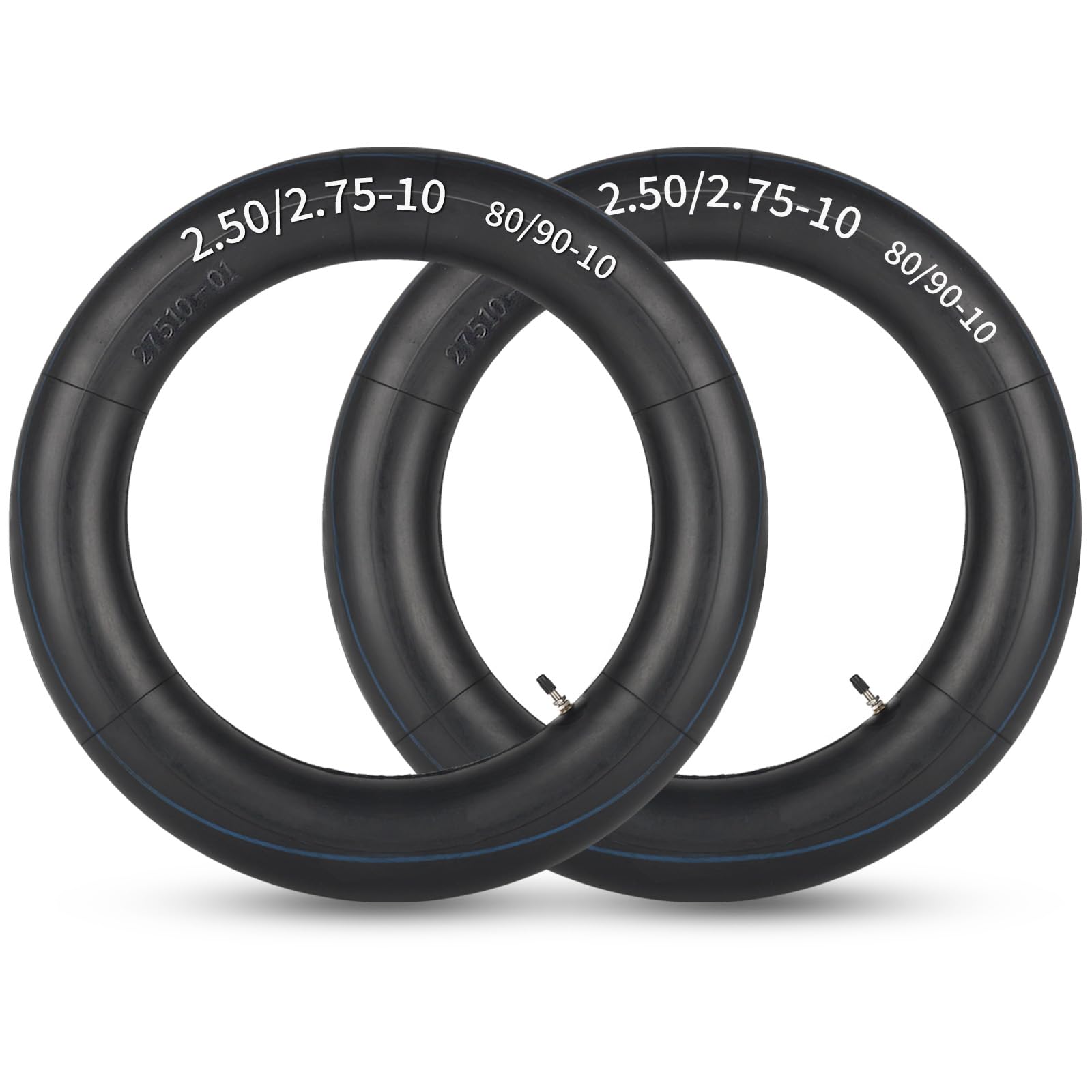 GICOOL 2.50/2.75-10 inner tube with TR4 valve for reliable inflation