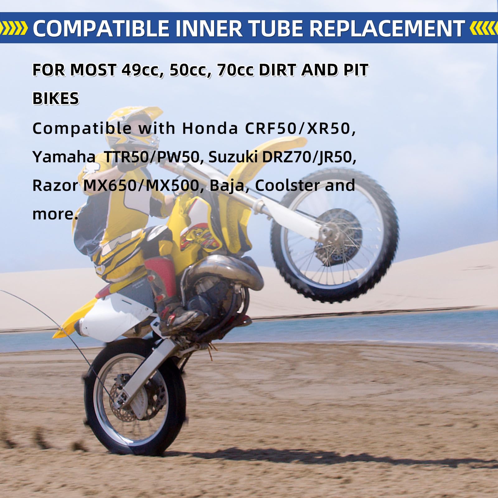 GICOOL XR50/Honda compatibility inner tube for smooth rides